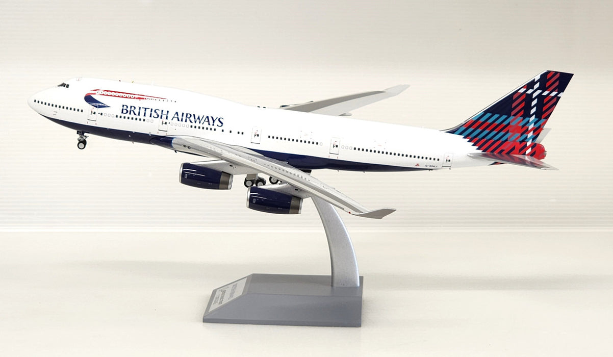 ARDBA63 | ARD Models 1:200 | Boeing 747-400 British Airways G-BNLI, 'Scotland Tail' (with stand)