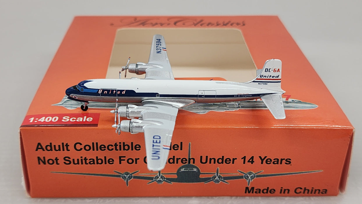 AC419957 | Aero Classics 1:400 | Douglas DC-6 United Airlines cargo N37594