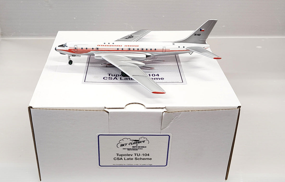 SC070 | Sky Classics 1:200 | Tupolev Tu-104 CSA Ceskoslovenske Aerolinie OK-NDF