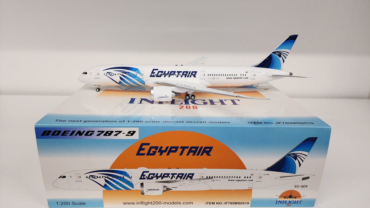 IF789MS0519 | InFlight200 1:200 | Boeing 787-9 Egyptair SU-GER (with stand)