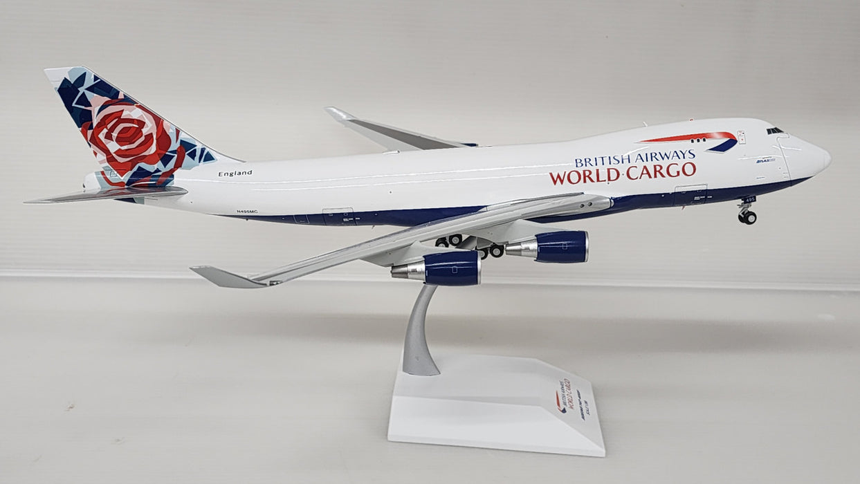 SA2008C | JC Wings 1:200 | Boeing 747-400F(SCD) British Airways Cargo N495MC (with stand)