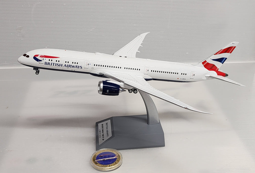 ARDBA67 | ARD Models 1:200 | Boeing 787-9 British Airways G-ZBKK (with stand and coin)