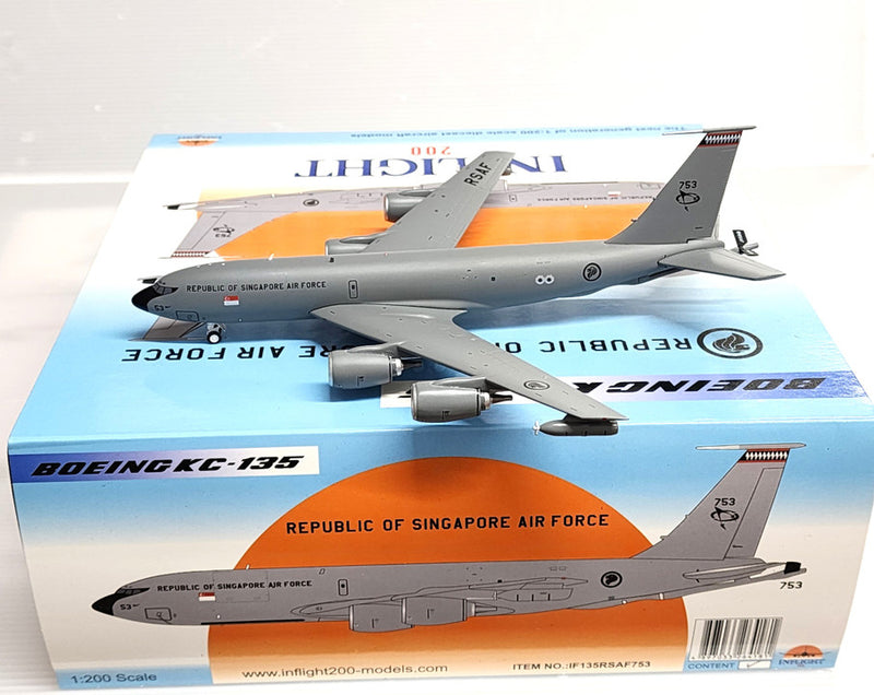 IF135RSAF753 | InFlight200 1:200 | Boeing KC-135R Singapore Air Force 753 (with stand)