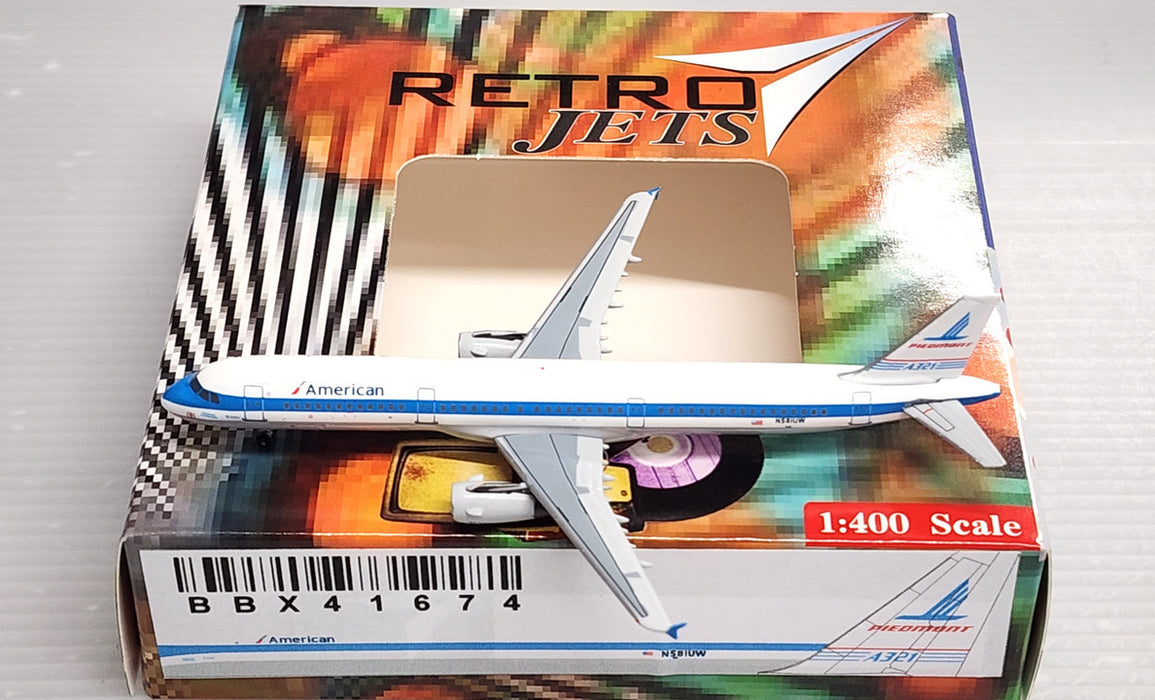 BBX41674 | Aero Classics 1:400 | Airbus A321 American Airlines retro/ Piedmont N581UW