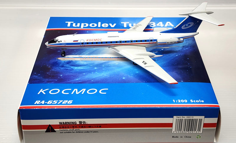 PH02013 | Phoenix 1:200 | Tupolev Tu-134A Kosmos Airlines RA-65726