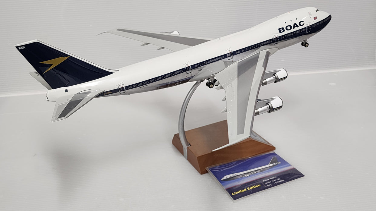 ARD2023P | ARD Models 1:200 | Boeing 747-100 BOAC G-AWNB (polished, with stand)