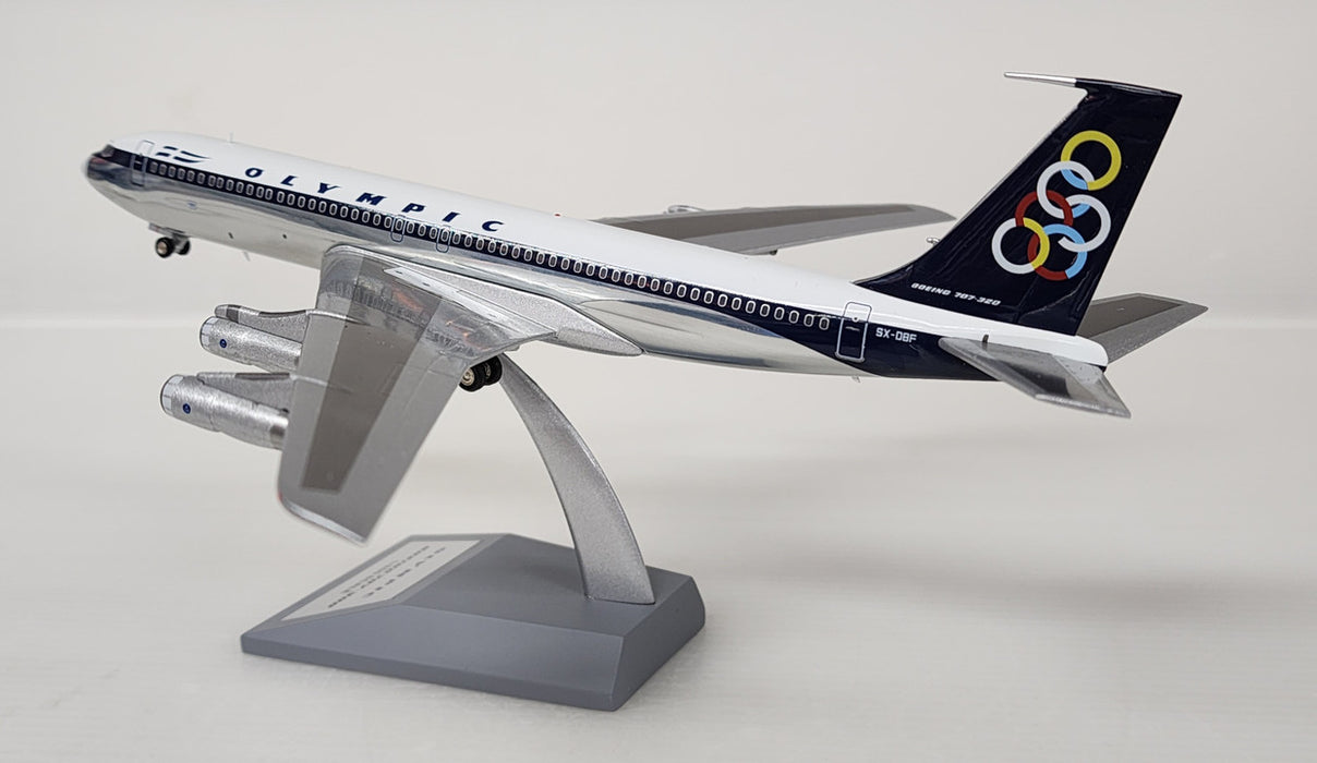 IF707OA0723P | InFlight200 1:200 | Boeing 707-384B Olympic SX-DBF Polished with stand