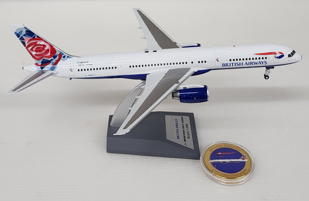 ARDBA59 | ARD Models 1:200 | Boeing 757-236 British Airways G-BMRD 'Chelsea Rose' (with stand)