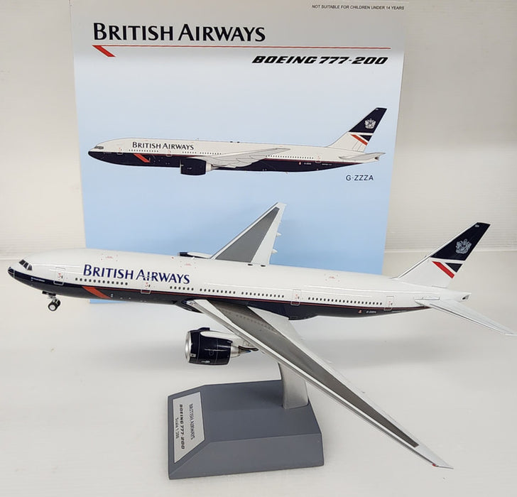 ARDBA39 | ARD Models 1:200 | Boeing 777-200 British Airways G-ZZZA, 'Landor' (with stand)