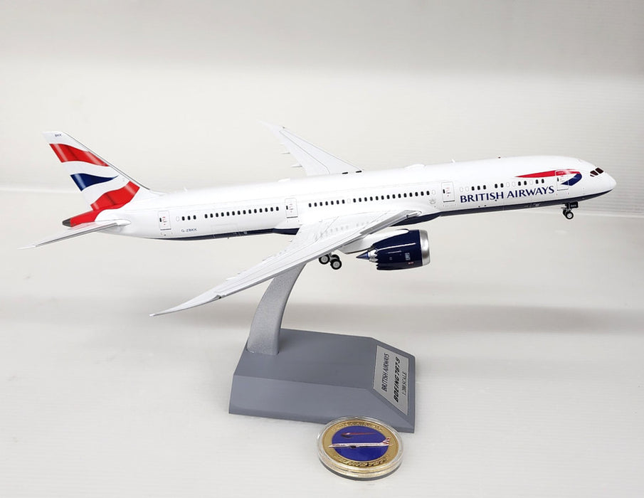 ARDBA67 | ARD Models 1:200 | Boeing 787-9 British Airways G-ZBKK (with stand and coin)