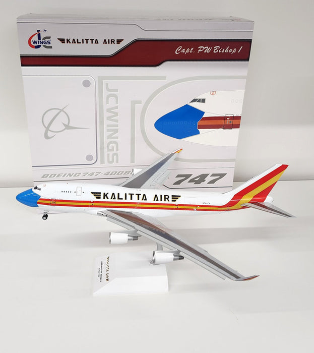 JC20120A | JC Wings 1:200 | Boeing 747-400 Kalitta Air (Flap Down, Mask Livery) Reg: N744CK