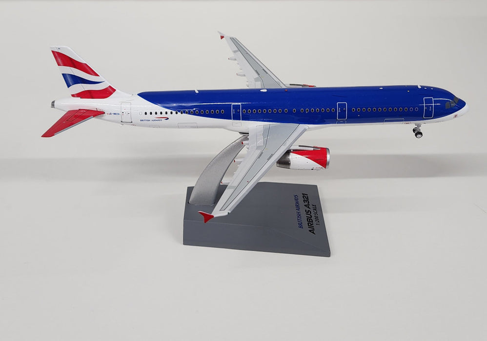 ARDBA56 | ARD Models 1:200 | Airbus A321neo British Airways/BMI Hybrid G-MEDL (with stand)