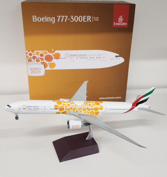 G2UAE800 | Gemini200 1:200 | Boeing 777-300ER Emirates A6-EPO,'Orange Expo 2020