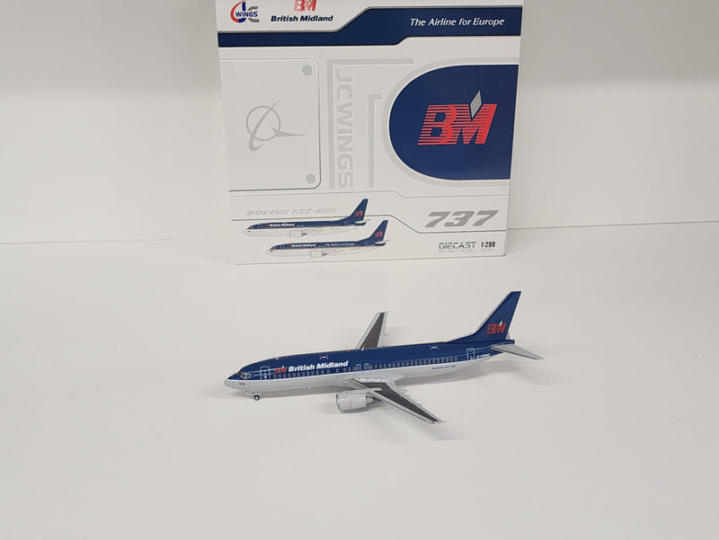 XX20260 | JC Wings 1:200 | Boeing 737-400, British Midland G-OBME