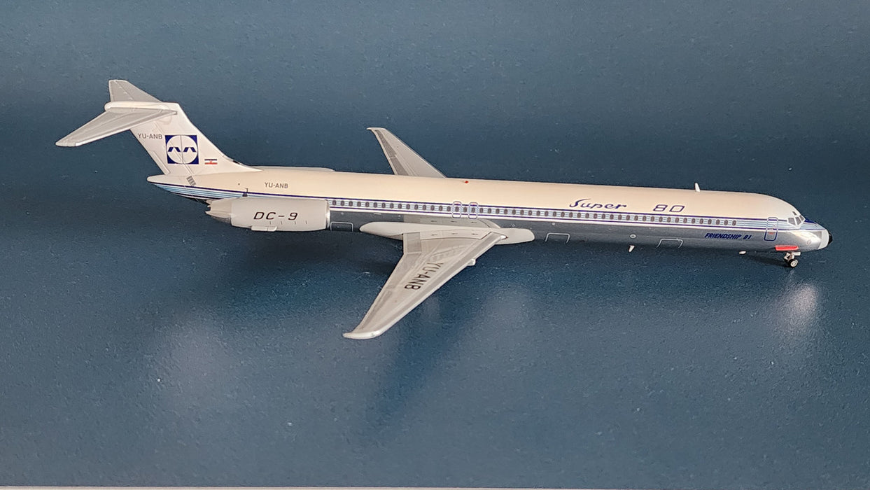 LH2376 | JC Wings 1:200 | McDonnell Douglas MD-82 Adria Airways Friendship 81 Reg: YU-ANB