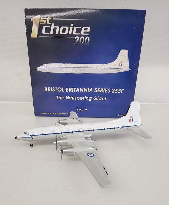 FC2BRIT004 | 1st Choice 1:200 | Bristol Britannia RAF Transport Command XM519, 'Capella'**PRE OWNED**