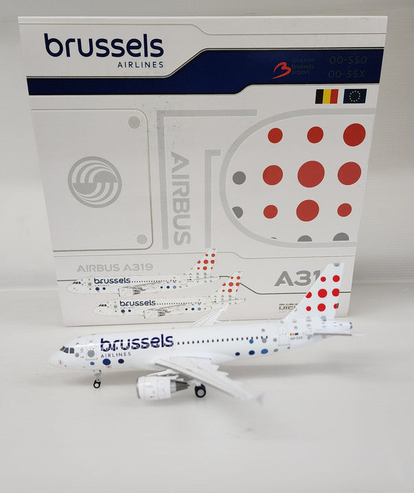 XX20272 | JC Wings 1:200 | Airbus A319 Brussels Airlines OO-SSO (with stand)