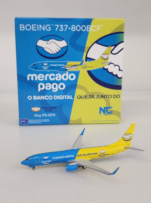 NG58185 | NG Models 1:400 | Boeing 737-800BCF/w Mercado Livre (GOL Linhas Aereas) PS-GFD