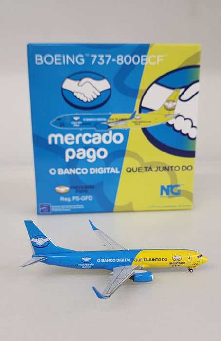 NG58185 | NG Models 1:400 | Boeing 737-800BCF/w Mercado Livre (GOL Linhas Aereas) PS-GFD