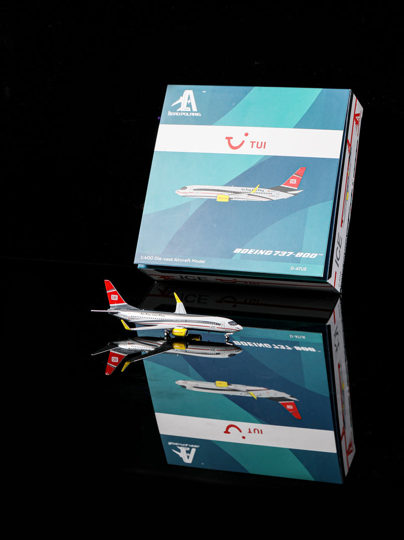 HA7380011 | Aero Polaris 1:400 | Boeing 737-800 TUIfly D-ATUE, 'DB ICE Train'