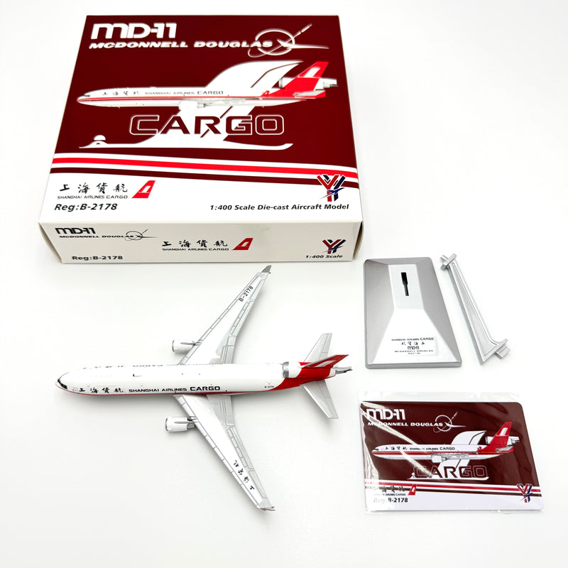 YY1109C | YY Wings 1:400 | MD-11 Shanghai Airlines Reg. B-2178 Interactive