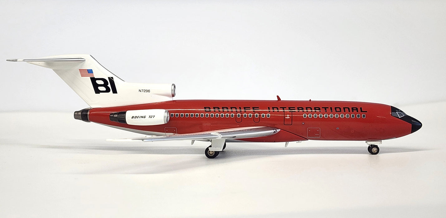 IF721017 | InFlight200 1:200 | Boeing 727-100 Braniff 'Red Jellybean' N7296