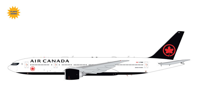 GJACA2044F | Gemini Jets 1:400 1:400 | Boeing 777-200LR Air Canada C-FNND (flaps down)