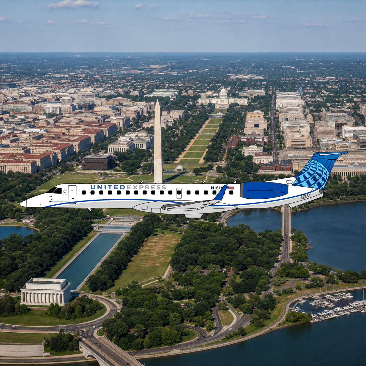 3DD0206 | 3D Design Deck 1:400 | Embraer E145XR United Express N16147 | is due August 2026