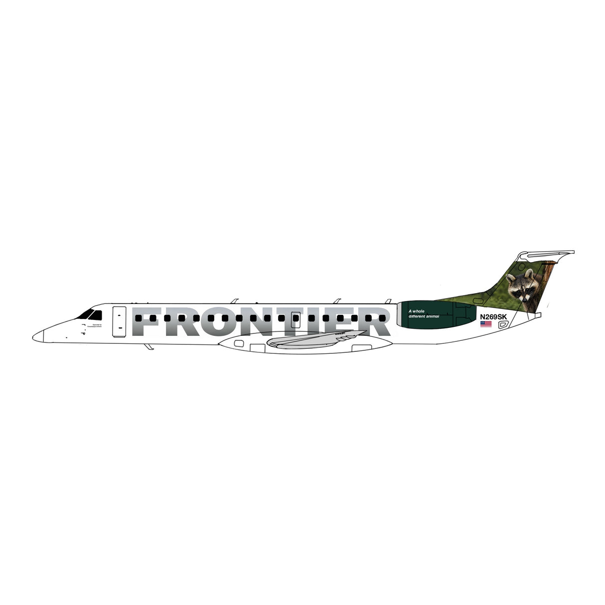 3DD0207 | 3D Design Deck 1:400 | Embraer E145 Frontier N269SK | is due August 2026