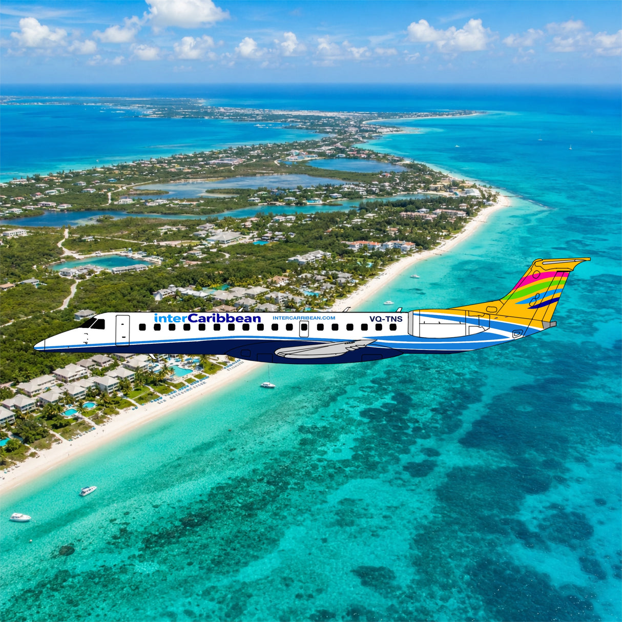 3DD0208 | 3D Design Deck 1:400 | Embraer E145 Inter Caribbean VQ-TPS | is due August 2026