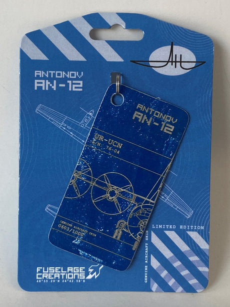 AHS20 | Gifts Aircraft Skins | Original Aircraft Skin - Antonov AN-12BK Ukranian Cargo Airways UR-UCN blue