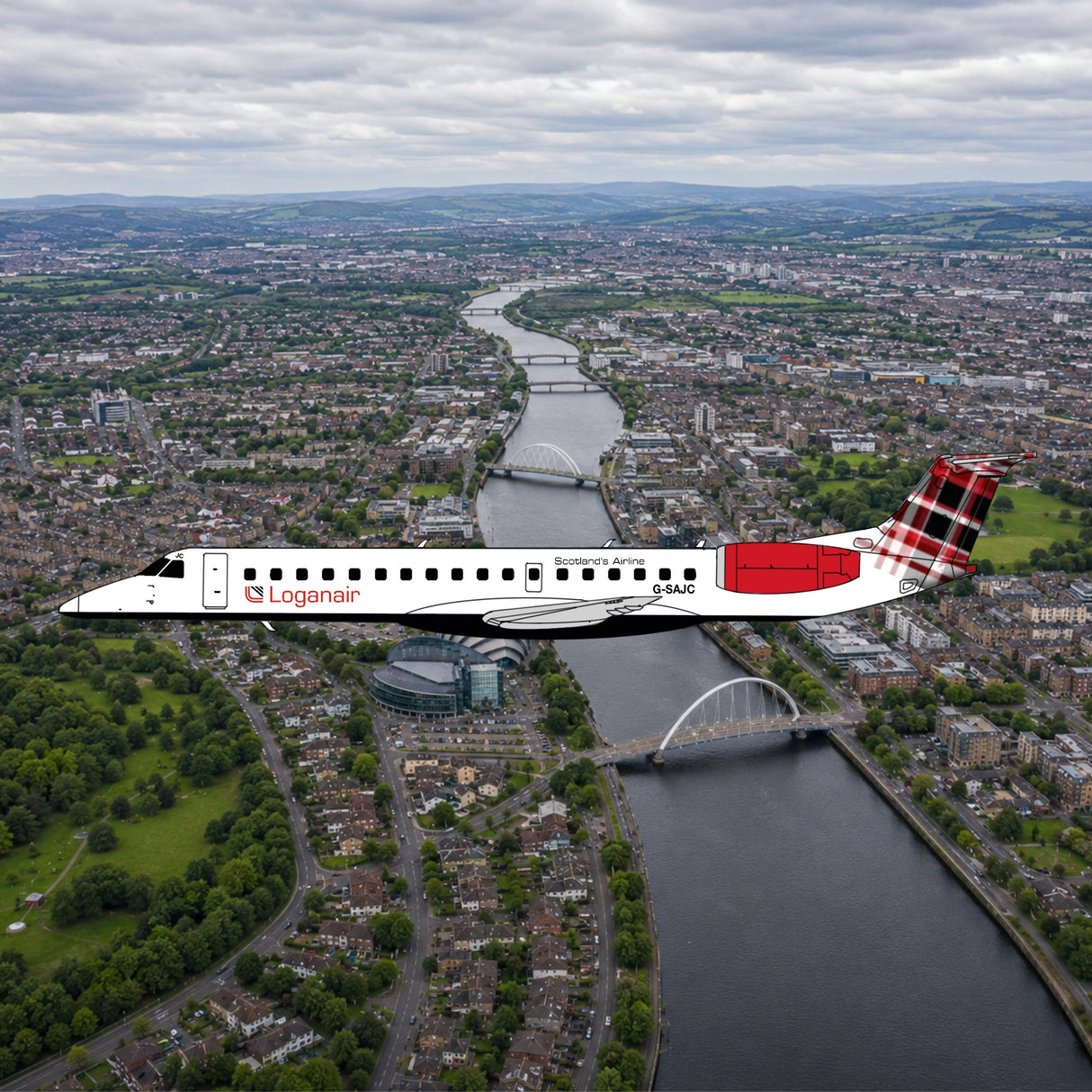3DD0209 | 3D Design Deck 1:400 | Embraer E145 Loganair G-SAJC | is due August 2026