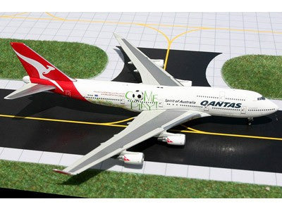 GJQFA1001 | Gemini Jets 1:400 1:400 | Boeing 747-400 Qantas 'World Cup' VH-OEB
