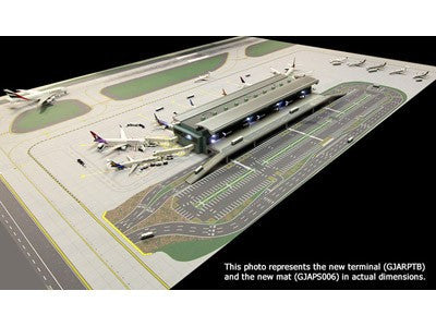 GJARPTB | Gemini Jets 1:400 | Airport Accessories - Airport Terminal Set B