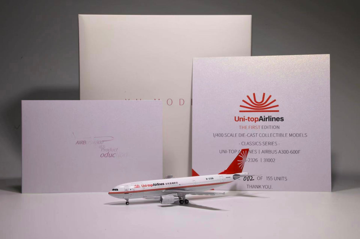 31002 | YU400 Models | Airbus A300-600F Uni-top Airlines B-2326