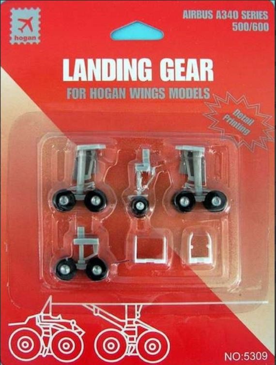 HG5286 | Hogan Wings 1:200 | Airport Accessories - Airbus A340 Replacement Landing Gear