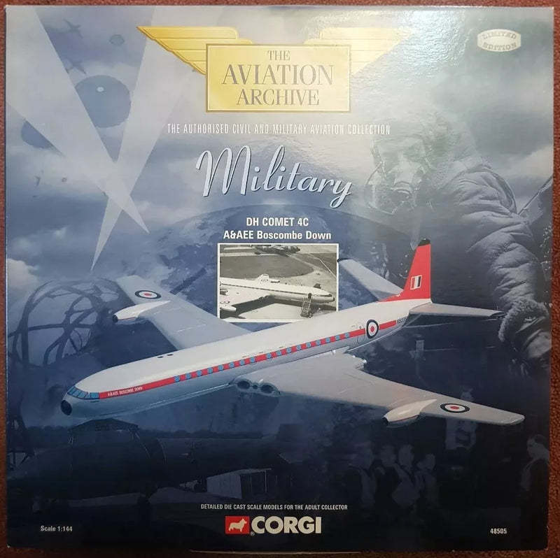 48505 | Corgi Airliner 1:144 | DeHavilland 106 Comet 4C A&AEE Boscombe Down XS235 **PRE OWNED**