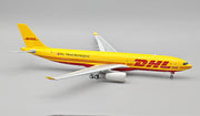 B-333-JFK | Blue Box 1:200 | Airbus A330-343P2F DHL D-AJFK with stand