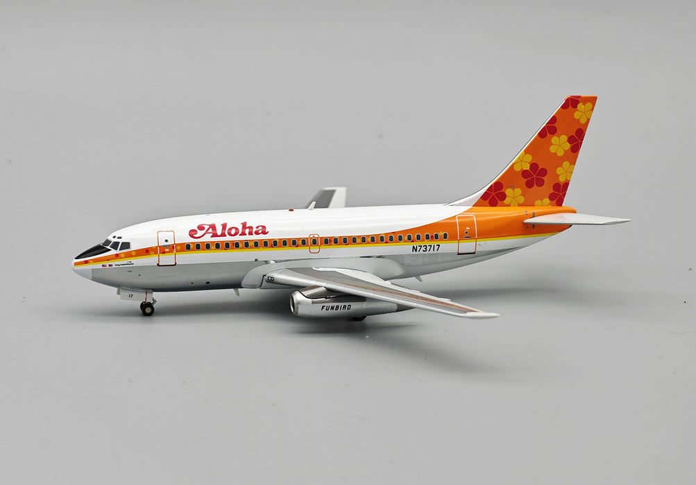 IF731AQO825P | InFlight200 1:200 | Boeing 737-159 Aloha Airlines N73717 Polished with stand | is due July 2025