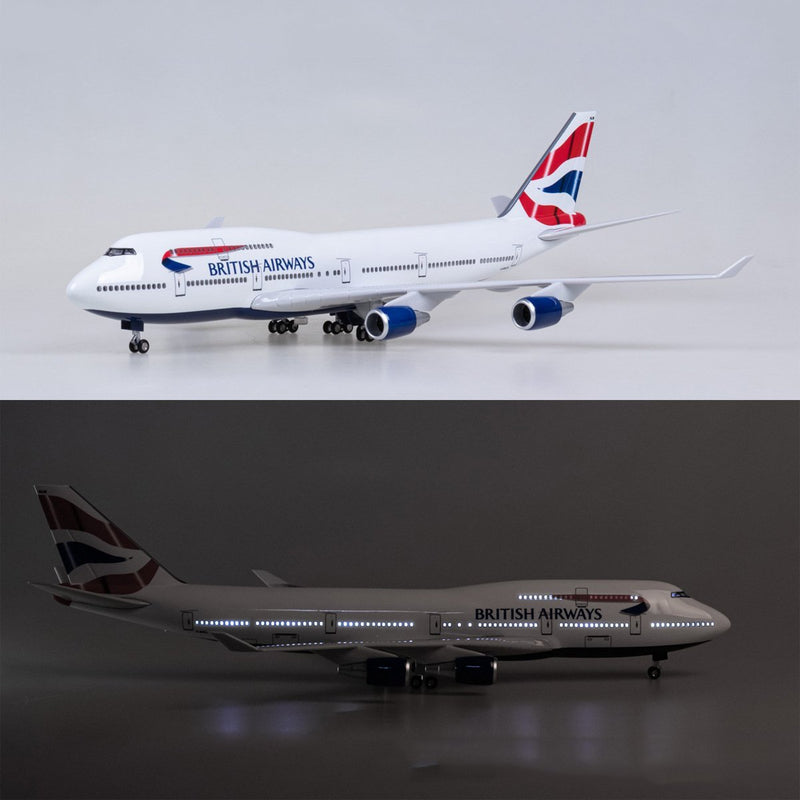 DMBAB747 | Desktop Models 1:150 | Boeing 747, British Airways LED light up | is due November 2025