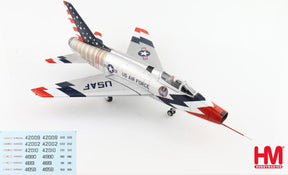 HA2124 | Hobby Master Military 1:72 | F-100 Skyblazers USAF, 1960 Season (with decals for 6 airplanes)