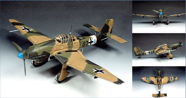 HA0129 | Hobby Master Military 1:72 | Junkers Ju-87 D3 Luftwaffe Geschwaderstab of StG3