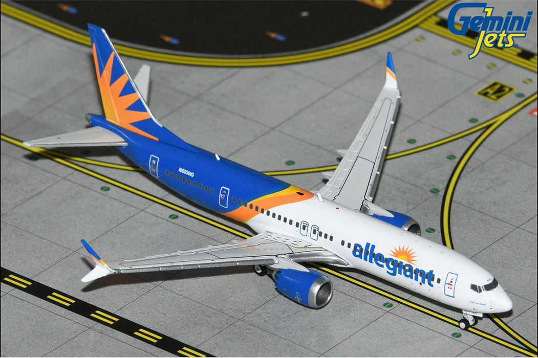 GJAAY2285 | Gemini Jets 1:400 1:400 | Boeing 737-MAX8-200 Allegiant Air N810MG