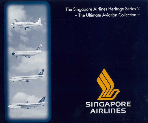 510806 | Herpa Wings 1:500 | Singapore Airlines Heritage Set series 2 consisting of four Aircraft models **PRE OWNED**