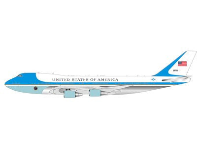 IFUSAF02P | InFlight200 1:200 | Boeing 747 VC-25A US Air Force One 92-9000 (polished)