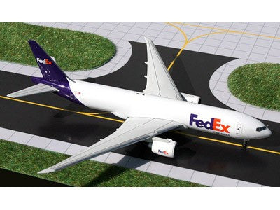 GJFDX1276 | Gemini Jets 1:400 1:400 | Boeing 777-200LRF FedEx Federal Express N883FD (with chrome stand)