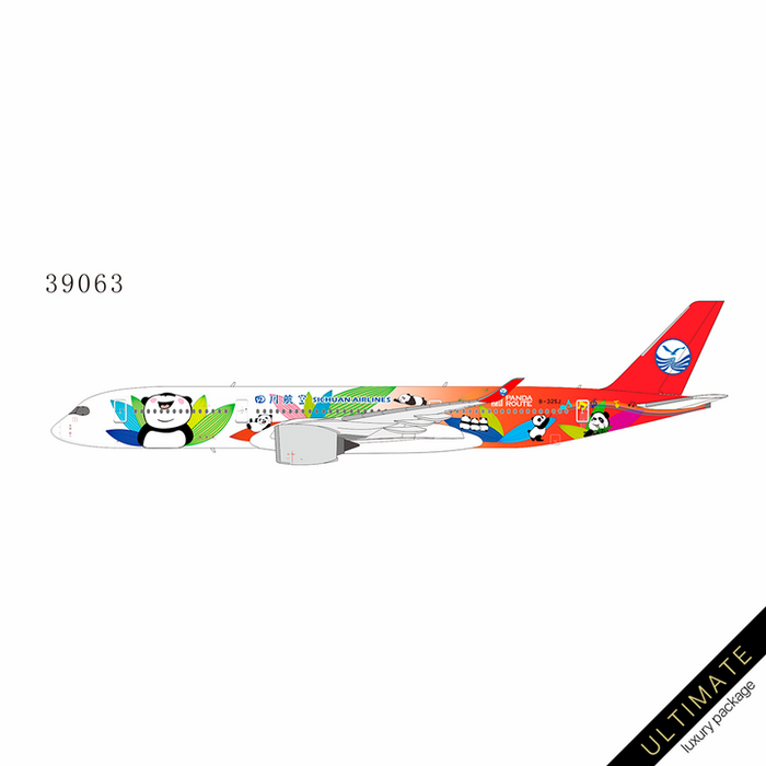 NG39063 | NG Models 1:400 | Airbus A350-900 Sichuan Airlines B-325J, 'Panda Route'