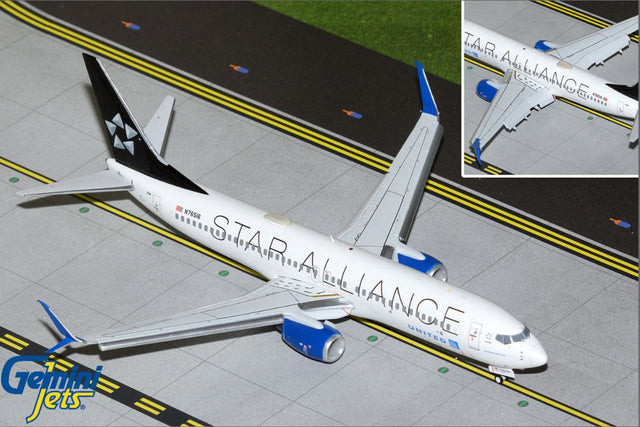 G2UAL1378F | Gemini200 1:200 | Boeing 737-800 United N76516 Star Alliance Flaps Down | was due April 2025