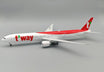 B-773-TW-706 | Blue Box 1:200 | T'way Air Boeing 777-367/ER HL8706 with stand