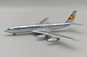 B-707-AIRPORT-55-P | Blue Box 1:200 | Boeing 707-300, Trans Global Airlines N324F